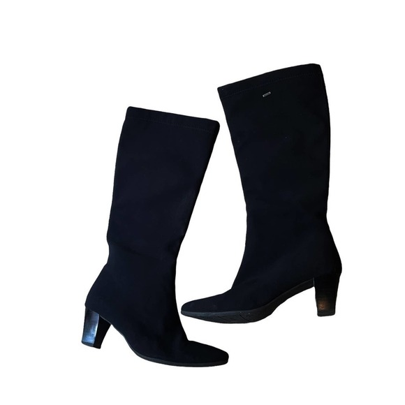 Nordstrom Ara Gore-Tex Women's Classic Knee-High Heel Boots Black Size 6.5 US - Picture 5 of 9